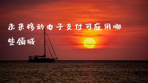 未来移动电子支付可应用哪些领域_https://wap.jnlaobingbanjia.com_金融理财_第1张