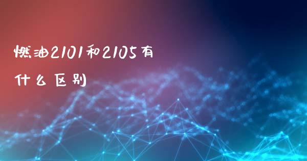 燃油2101和2105有什么区别_https://wap.jnlaobingbanjia.com_金融理财_第1张