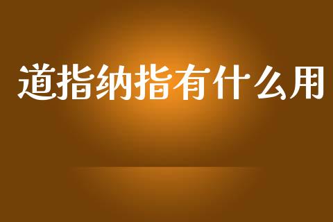 道指纳指有什么用_https://wap.jnlaobingbanjia.com_财务管理_第1张