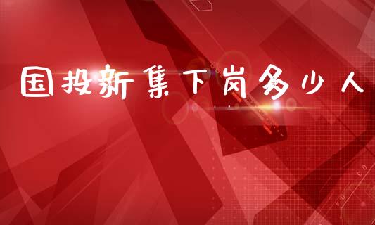 国投新集下岗多少人_https://wap.jnlaobingbanjia.com_基金分析_第1张