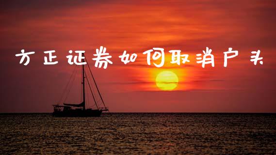 方正证券如何取消户头_https://wap.jnlaobingbanjia.com_基金分析_第1张