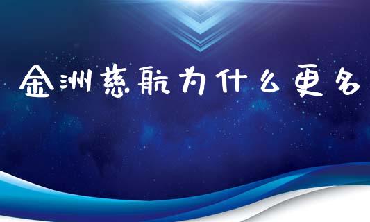 金洲慈航为什么更名_https://wap.jnlaobingbanjia.com_财务管理_第1张