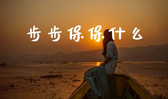 步步保保什么_https://wap.jnlaobingbanjia.com_股市行情_第1张