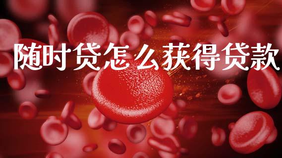 随时贷怎么获得贷款_https://wap.jnlaobingbanjia.com_股市行情_第1张
