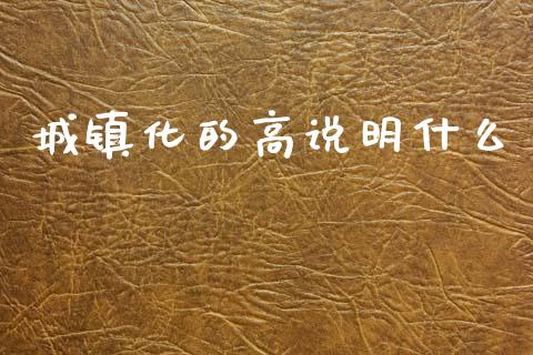 城镇化的高说明什么_https://wap.jnlaobingbanjia.com_证券公告_第1张