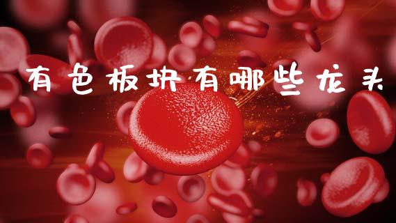 有色板块有哪些龙头_https://wap.jnlaobingbanjia.com_基金分析_第1张