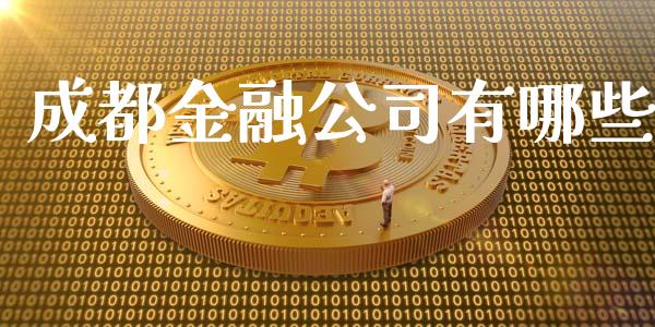 成都金融公司有哪些_https://wap.jnlaobingbanjia.com_财务管理_第1张