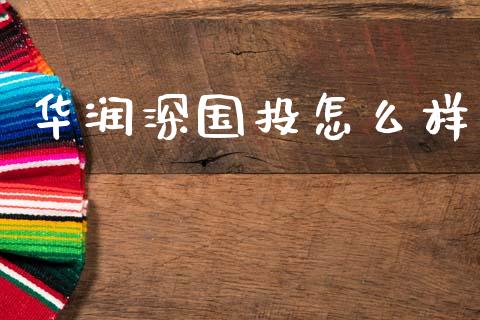 华润深国投怎么样_https://wap.jnlaobingbanjia.com_基金分析_第1张