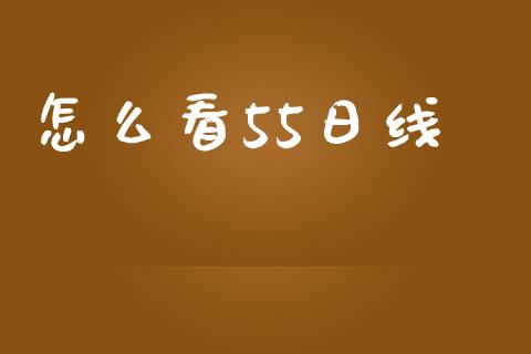 怎么看55日线_https://wap.jnlaobingbanjia.com_财经资讯_第1张
