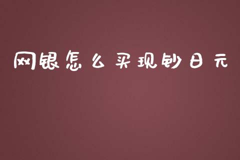 网银怎么买现钞日元_https://wap.jnlaobingbanjia.com_财务管理_第1张