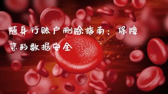 随身行账户删除指南：保障您的数据安全_https://wap.jnlaobingbanjia.com_证券公告_第1张
