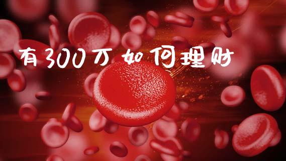 有300万如何理财_https://wap.jnlaobingbanjia.com_金融理财_第1张