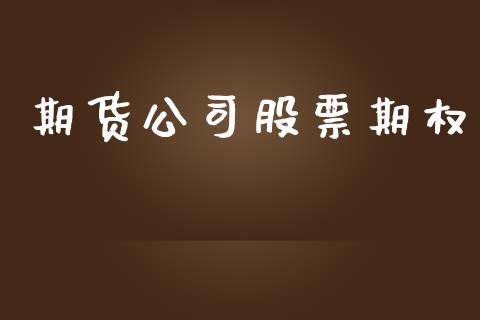 期货公司股票期权_https://wap.jnlaobingbanjia.com_证券公告_第1张