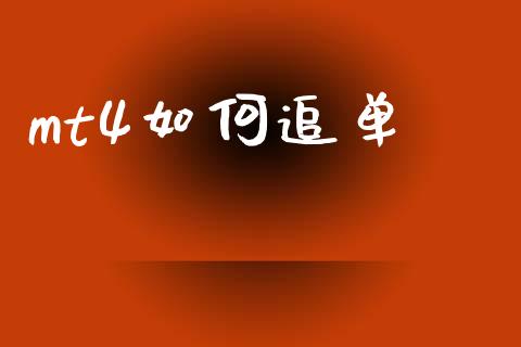 mt4如何追单_https://wap.jnlaobingbanjia.com_财务管理_第1张