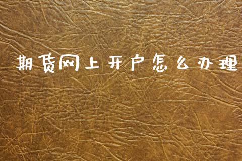 期货网上开户怎么办理_https://wap.jnlaobingbanjia.com_金融理财_第1张