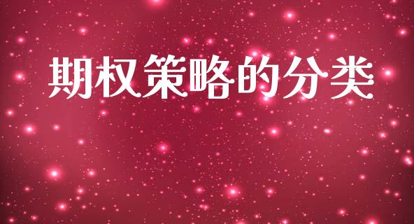 期权策略的分类_https://wap.jnlaobingbanjia.com_基金分析_第1张