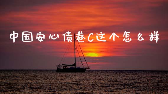 中国安心债卷C这个怎么样_https://wap.jnlaobingbanjia.com_财经资讯_第1张