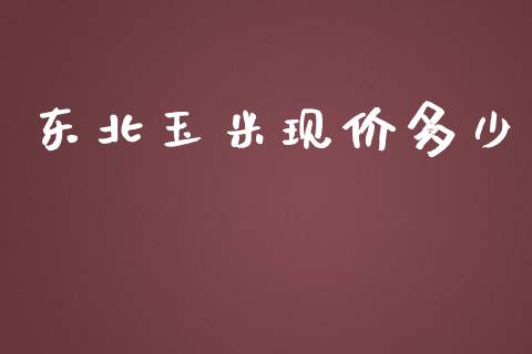 东北玉米现价多少_https://wap.jnlaobingbanjia.com_基金分析_第1张