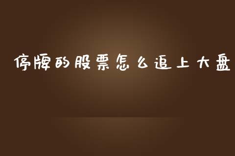 停牌的股票怎么追上大盘_https://wap.jnlaobingbanjia.com_股市行情_第1张