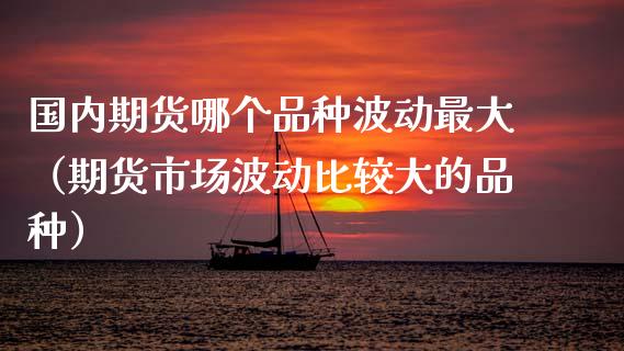 国内期货哪个品种波动最大（期货市场波动比较大的品种）_https://wap.jnlaobingbanjia.com_财务管理_第1张