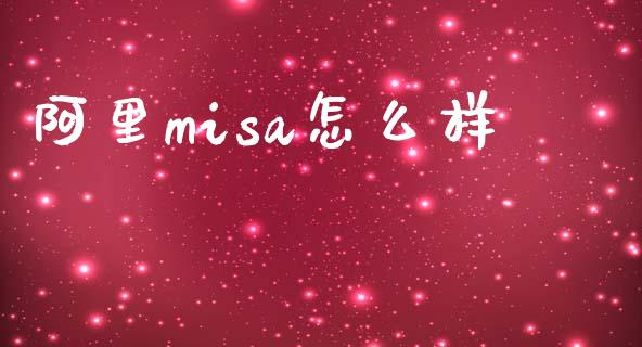 阿里misa怎么样_https://wap.jnlaobingbanjia.com_基金分析_第1张