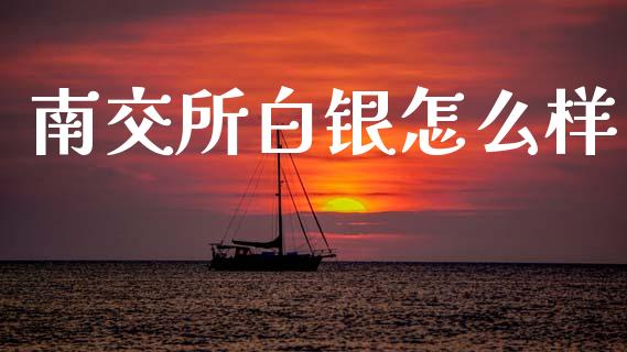 南交所白银怎么样_https://wap.jnlaobingbanjia.com_证券公告_第1张