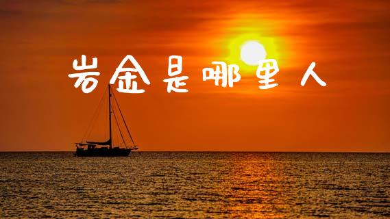 岩金是哪里人_https://wap.jnlaobingbanjia.com_基金分析_第1张