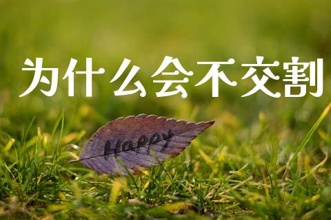 为什么会不交割_https://wap.jnlaobingbanjia.com_证券公告_第1张