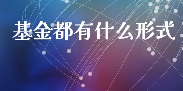 基金都有什么形式_https://wap.jnlaobingbanjia.com_财务管理_第1张