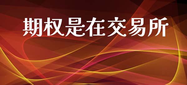 期权是在交易所_https://wap.jnlaobingbanjia.com_股市行情_第1张