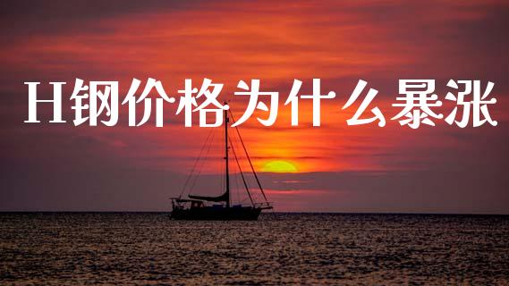 H钢价格为什么暴涨_https://wap.jnlaobingbanjia.com_财经资讯_第1张