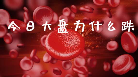 今日大盘为什么跌_https://wap.jnlaobingbanjia.com_财经资讯_第1张