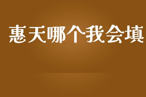 惠天哪个我会填_https://wap.jnlaobingbanjia.com_财务管理_第1张