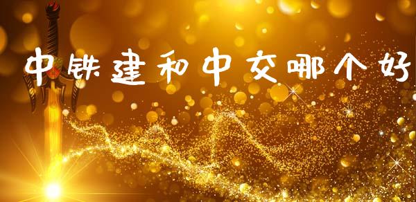 中铁建和中交哪个好_https://wap.jnlaobingbanjia.com_股市行情_第1张