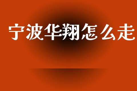 宁波华翔怎么走_https://wap.jnlaobingbanjia.com_基金分析_第1张