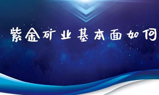 紫金矿业基本面如何_https://wap.jnlaobingbanjia.com_股市行情_第1张