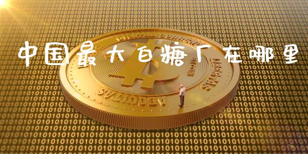 中国最大白糖厂在哪里_https://wap.jnlaobingbanjia.com_财经资讯_第1张
