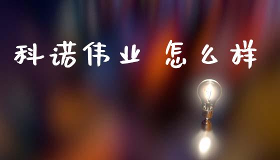 科诺伟业 怎么样_https://wap.jnlaobingbanjia.com_基金分析_第1张