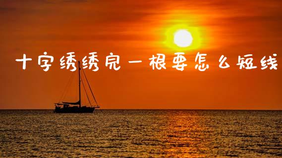 十字绣绣完一根要怎么短线_https://wap.jnlaobingbanjia.com_财务管理_第1张