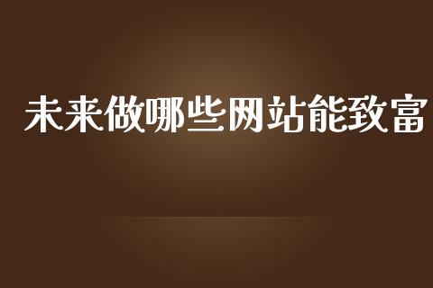 未来做哪些网站能致富_https://wap.jnlaobingbanjia.com_金融理财_第1张