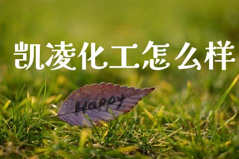 凯凌化工怎么样_https://wap.jnlaobingbanjia.com_证券公告_第1张