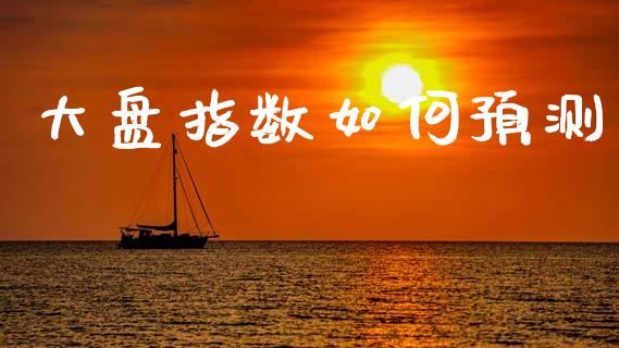 大盘指数如何预测_https://wap.jnlaobingbanjia.com_股市行情_第1张