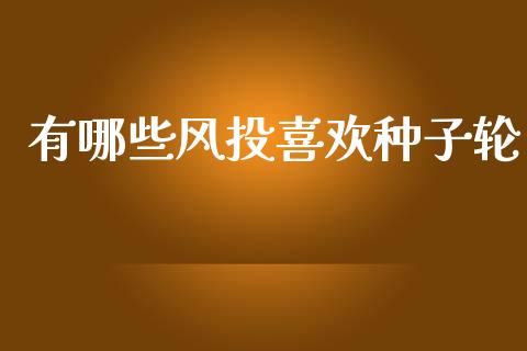有哪些风投喜欢种子轮_https://wap.jnlaobingbanjia.com_基金分析_第1张