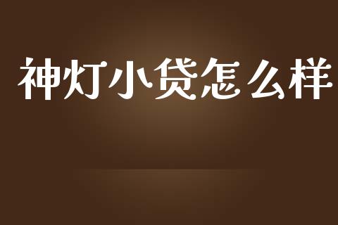 神灯小贷怎么样_https://wap.jnlaobingbanjia.com_基金分析_第1张