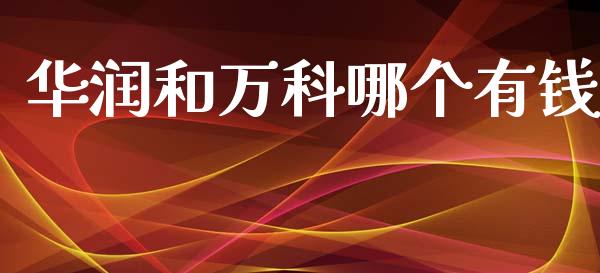 华润和万科哪个有钱_https://wap.jnlaobingbanjia.com_金融理财_第1张