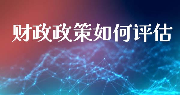 财政政策如何评估_https://wap.jnlaobingbanjia.com_财务管理_第1张