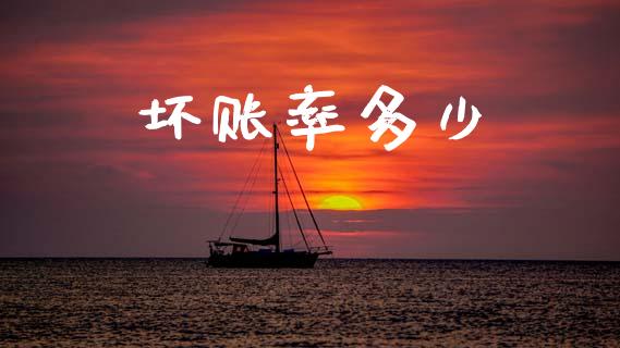 坏账率多少_https://wap.jnlaobingbanjia.com_财务管理_第1张