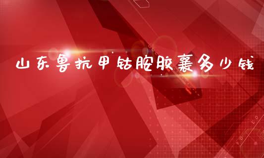 山东鲁抗甲钴胺胶襄多少钱_https://wap.jnlaobingbanjia.com_证券公告_第1张