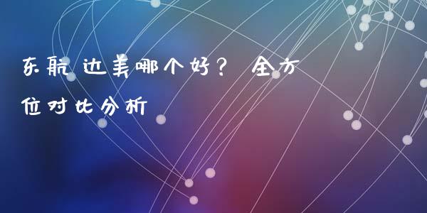 东航 达美哪个好？ 全方位对比分析_https://wap.jnlaobingbanjia.com_财务管理_第1张