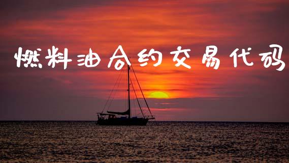 燃料油合约交易代码_https://wap.jnlaobingbanjia.com_证券公告_第1张